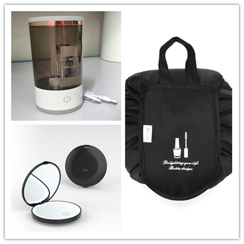 Automatic Cosmetic Brush Cleaning Tool