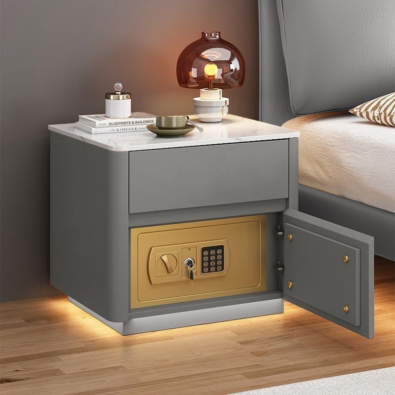 Multi-functional Smart Safe Bedside Table