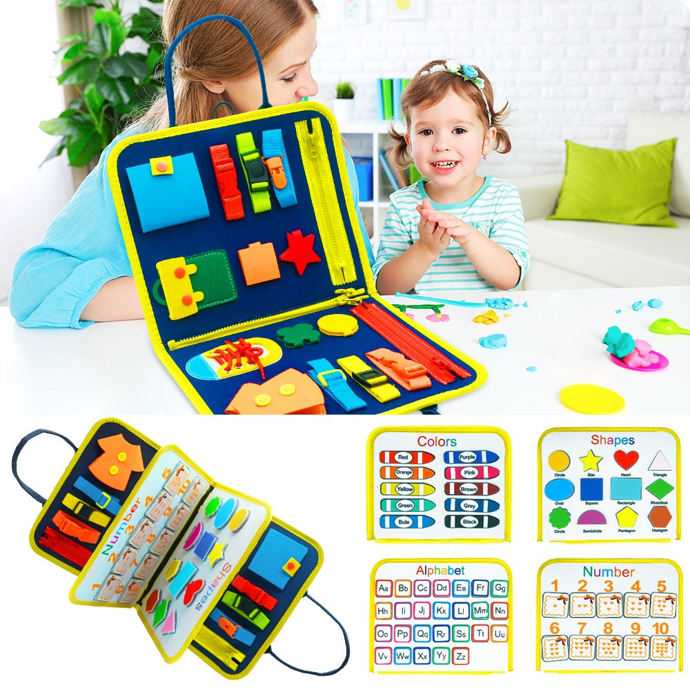 New Busy Book Children's Sensory Learning Toy