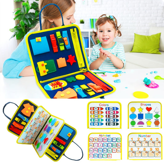 New Busy Book Children's Sensory Learning Toy