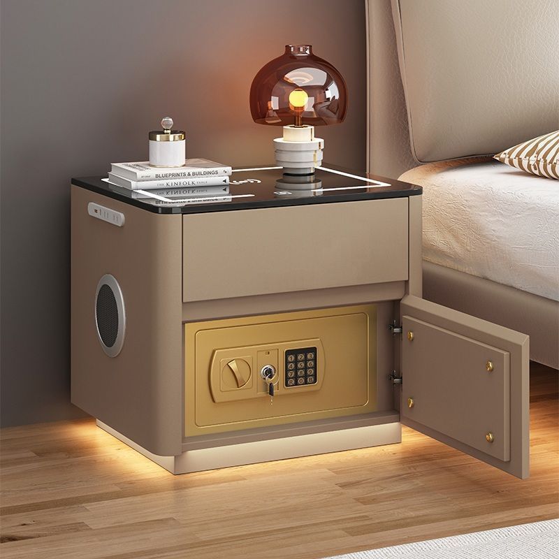 Multi-functional Smart Safe Bedside Table