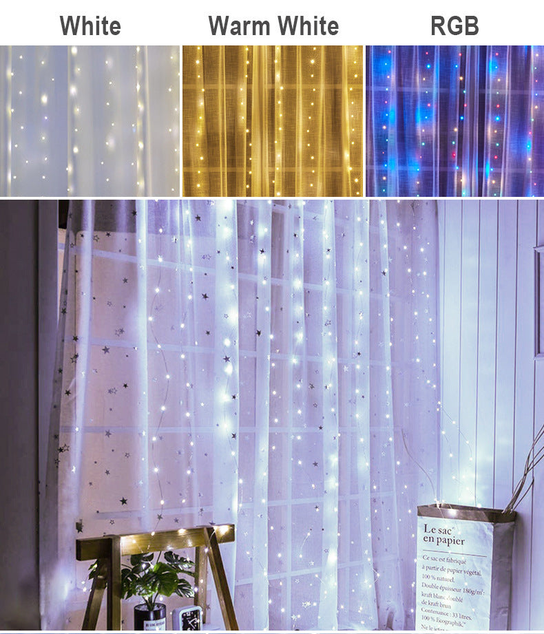 Usb Curtain Lamp 8 Function