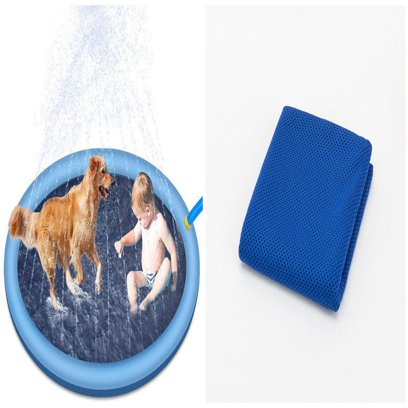 Non-Slip Splash Pad Mat For Kids And Pets Summer Outdoor