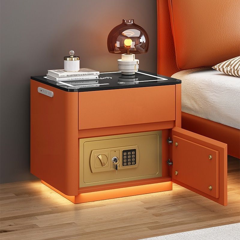 Multi-functional Smart Safe Bedside Table