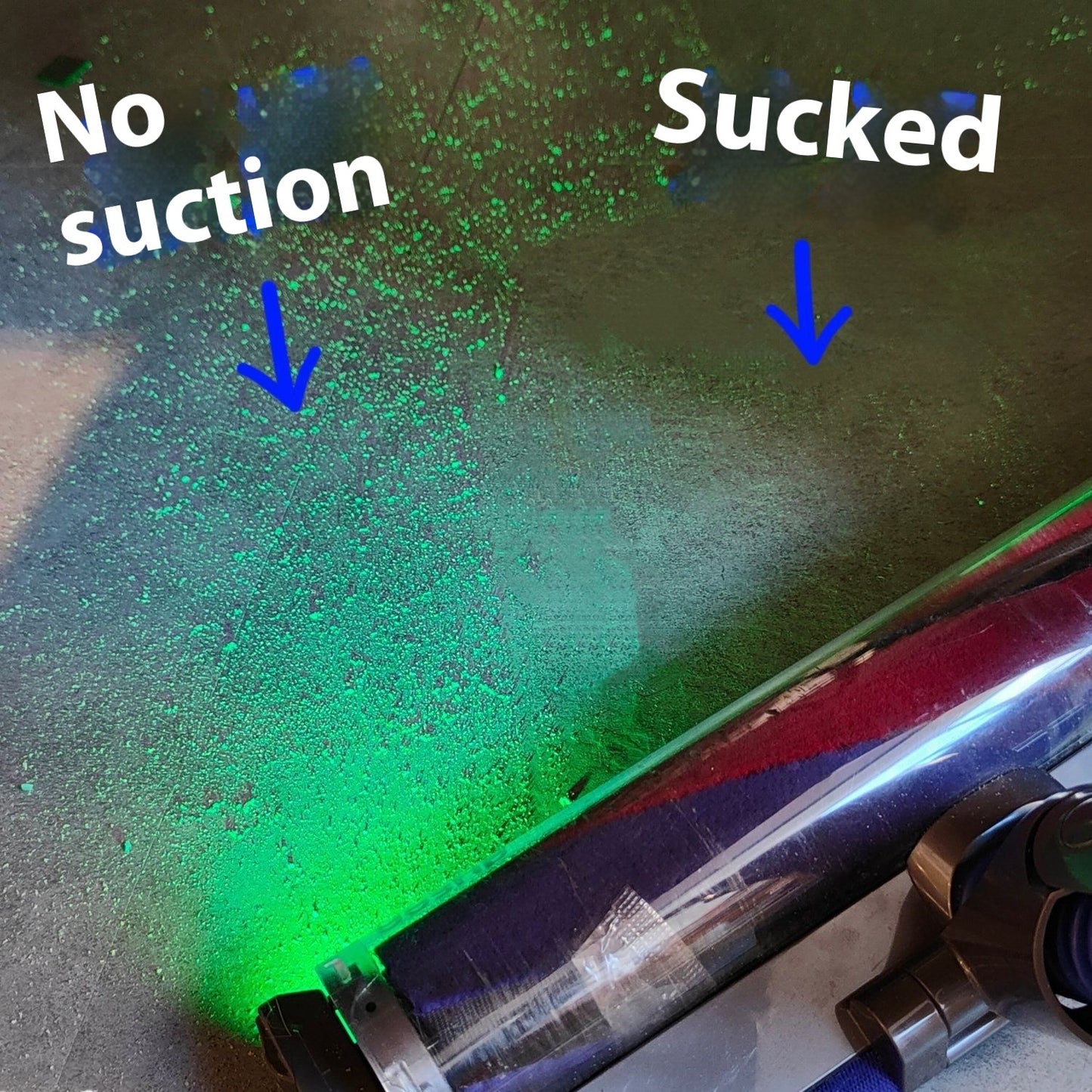 Vacuum Cleaner Dust Display Indicator Light