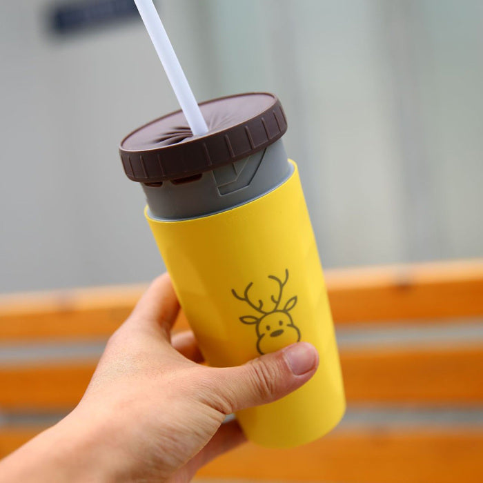 No Cover Twisting Portable Insulation Tumbler