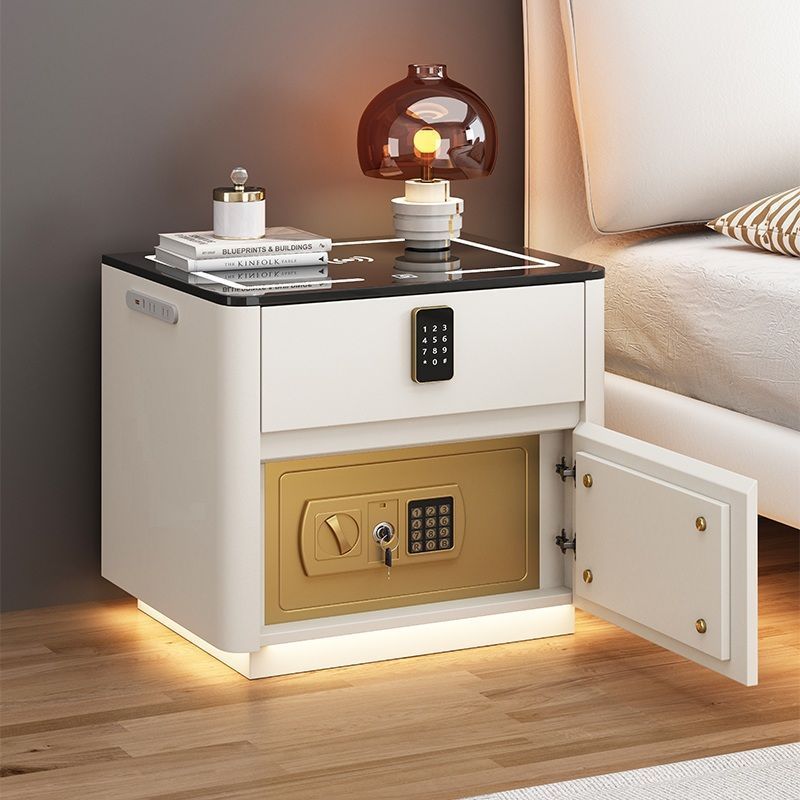 Multi-functional Smart Safe Bedside Table