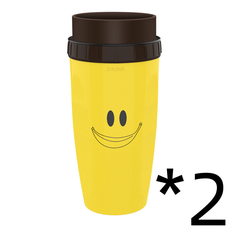 No Cover Twisting Portable Insulation Tumbler
