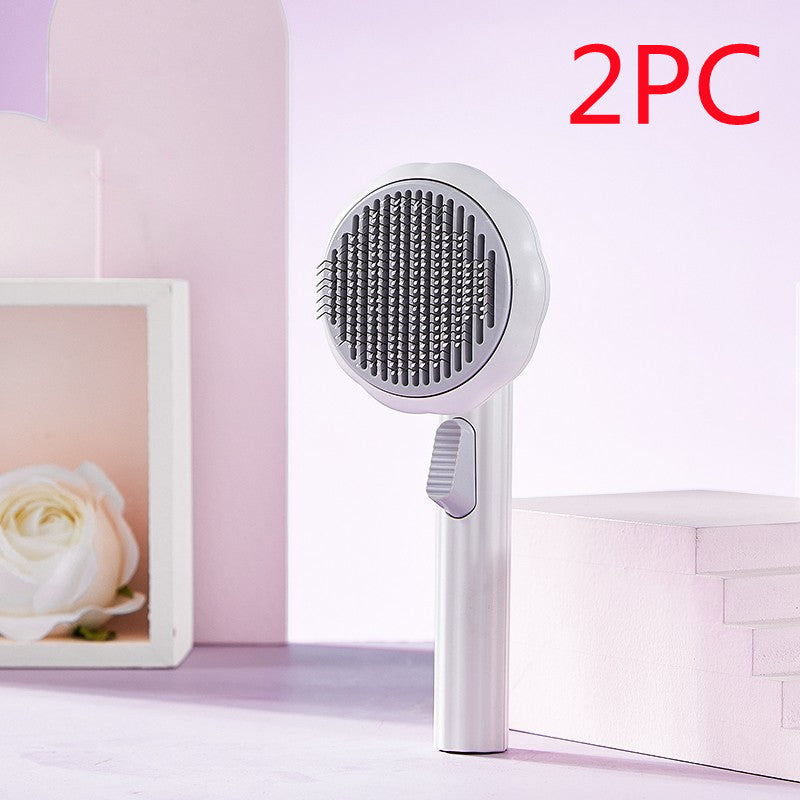 Pet Brush Hand-held Steel Wire Comb Hair Removal