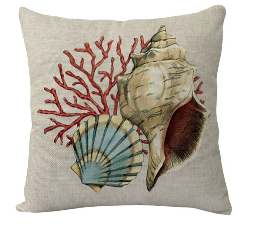 Cushion Covers Sea Turtle Printed Throw Pillow
