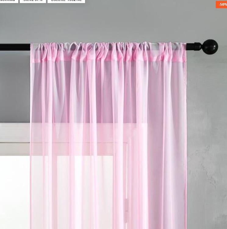 Cotton And Linen Window Curtain
