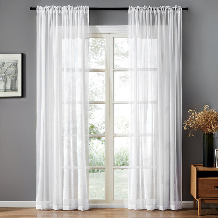 Cotton And Linen Window Curtain