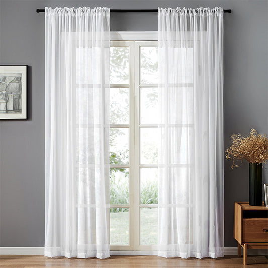 Cotton And Linen Window Curtain