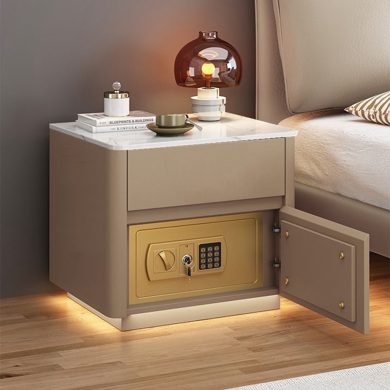 Multi-functional Smart Safe Bedside Table