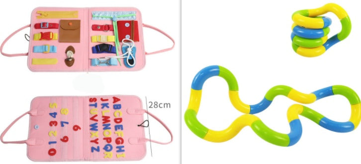 New Busy Book Children's Sensory Learning Toy