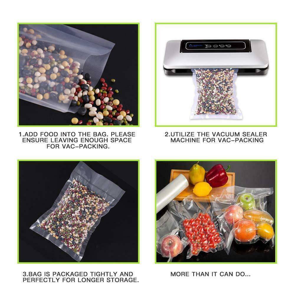 Vacuum Sealer Bags Precut Food Storage