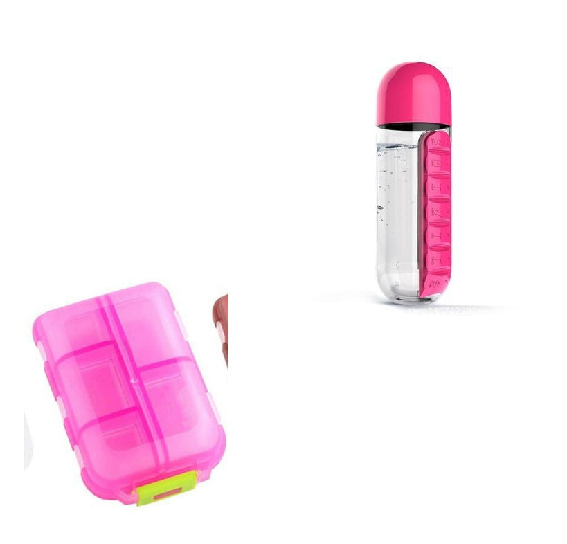 Travel Pill Organizer 10 Grid Portable Container