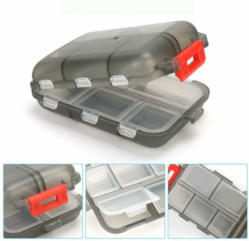 Travel Pill Organizer 10 Grid Portable Container